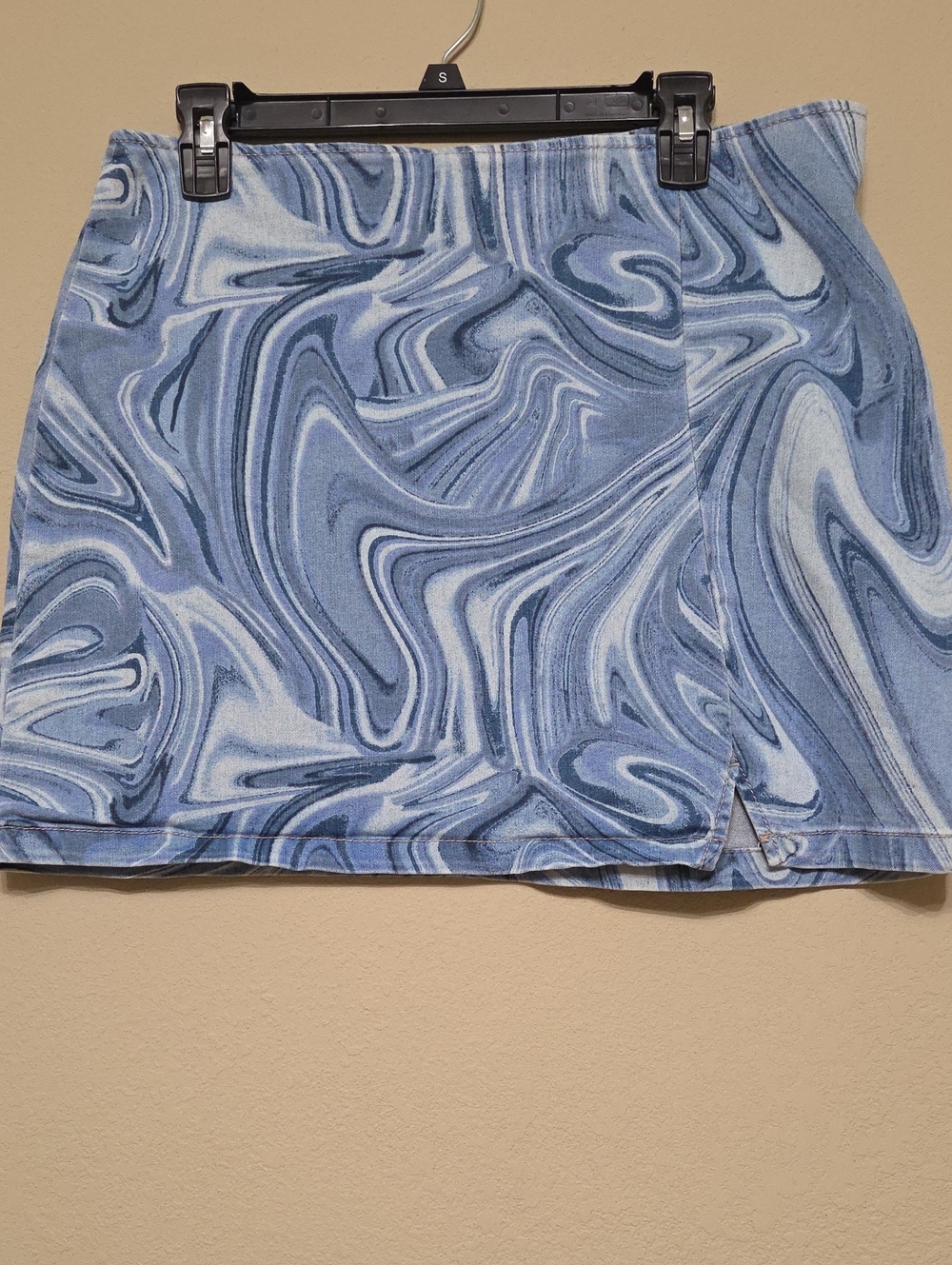 Wild Fable Mini Skirt Denim Tye Dye